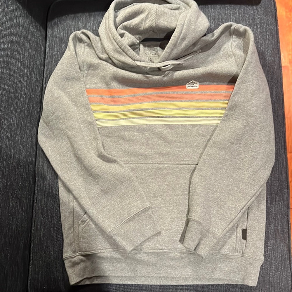 Men's Line Patagonia Logo Ridge Stripe Uprisal Hoody - Men’s M, Women’s L